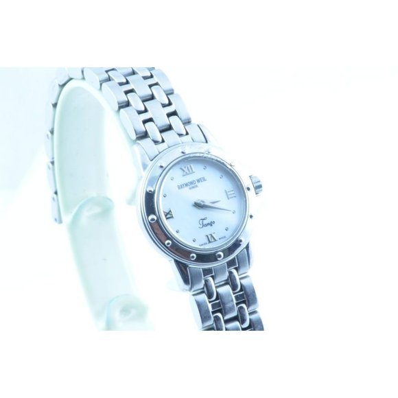 Raymond Weil Women's Watch Silver Toned Quartz 25MM Steel Tango Pearl Wrist - Picture 2 of 13